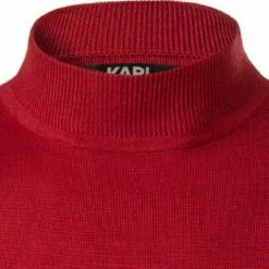KARL LAGERFELD Pullover 655002/0/512399/350 Stehkragenpullover, Merinowolle, Barolo, Rot -striangebote 374803 norm2