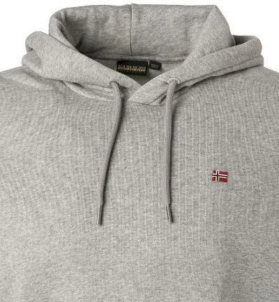 NAPAPIJRI Hoodie NP0A4FQV/160 Baumwolle, Grau meliert 5 NAPAPIJRI Hoodie NP0A4FQV/160 Baumwolle, Grau meliert – Bild 3