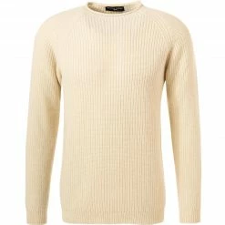 DANIELE FIESOLI Pullover 9030/100 Baby Alpaka-Wolle, Creme