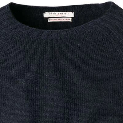 DANIELE FIESOLI Pullover 3157/24 Reines Kaschmir, Nachtblau 5 DANIELE FIESOLI Pullover 3157/24 Reines Kaschmir, Nachtblau – Bild 3