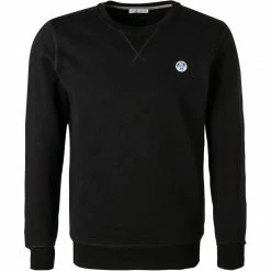NORTH SAILS Sweatshirt 691620-000/0999 Bio Baumwolle, Schwarz