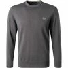 Fred Perry Pullover K9601/G85 Wolle-Baumwolle, Stahlgrau -striangebote 375199 master