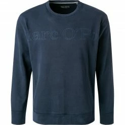 Marc O'Polo Sweatshirt M28 4061 54040/896 Bio Baumwolle, Dunkelblau, Nachtblau
