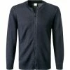 bugatti Strickjacke 7600/85533/390 Wolle, Nachtblau meliert, Nachtblau