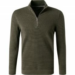 Marc O'Polo Troyer 128 5106 60192/428 Baumwolle-Schurwolle, Dunkelolive