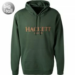 HACKETT Hoodie HM580962/6DX Classic Fit, Big&Tall, Baumwolle, Dunkelgrün