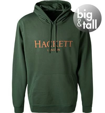 HACKETT Hoodie HM580962/6DX Classic Fit, Big&Tall, Baumwolle, Dunkelgrün 4 HACKETT Hoodie HM580962/6DX Classic Fit, Big&Tall, Baumwolle, Dunkelgrün – Bild 2