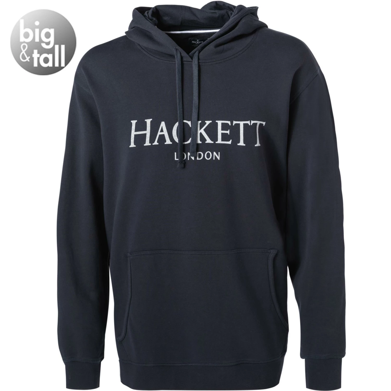 HACKETT Hoodie HM580962/5EZ Classic Fit, Big&Tall, Baumwolle, Marine 3 HACKETT Hoodie HM580962/5EZ Classic Fit, Big&Tall, Baumwolle, Marine