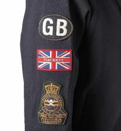 HACKETT Sweatjacke HM580930/595 Classic Fit, Baumwolle, Marine -striangebote 375321 norm5