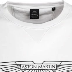HACKETT Pullover HM580905/800 Sweatshirt, ASTON MARTIN, Baumwolle, Weiß -striangebote 375333 norm2