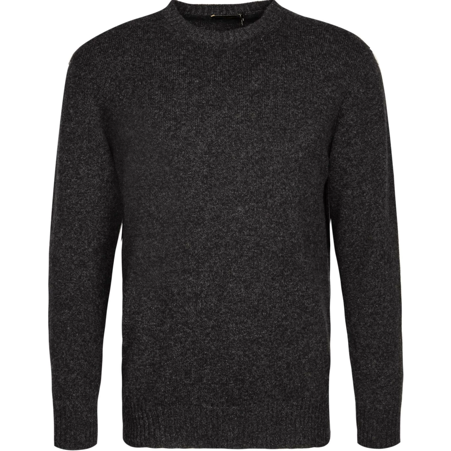 roberto collina Pullover RF38001/09 Merinowolle-Kaschmir, Asphalt meliert, Asphalt 3 roberto collina Pullover RF38001/09 Merinowolle-Kaschmir, Asphalt meliert, Asphalt