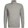 roberto collina Pullover RF38003/18 Rollkragenpullover, Merinowolle-Kaschmir, Grau meliert, Grau
