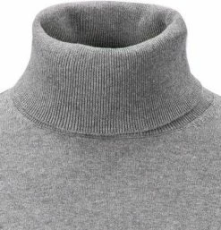 Gant Rollkragenpullover 8030543/92 Baumwolle, Dunkelgrau meliert, Dunkelgrau -striangebote 375404 norm2