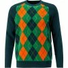 Gant Pullover 8060019/374 Lammwolle, Grün gemustert, Grün -striangebote 375408 master