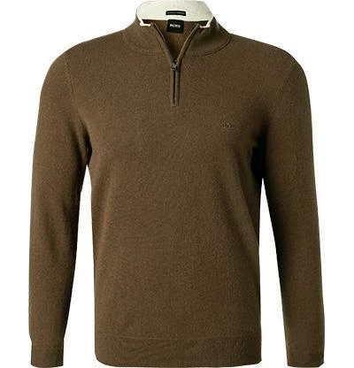 BOSS Troyer Barlo 50457757/308 Lammwolle extrafein, Dunkelgrün 4 BOSS Troyer Barlo 50457757/308 Lammwolle extrafein, Dunkelgrün – Bild 2