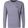 Quiksilver Sweatshirt EQYSW03277/BYJH Pullover, Baumwolle, Mittelblau meliert, Navy