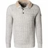 Quiksilver Pullover EQYSW03275/SJSH Troyer, Baumwolle, Ecru-grau meliert, Hellgrau -striangebote 375459 master