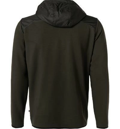 BOGGI MILANO Sweatjacke BO21A0145/01 Regular Fit, Mikrofaser, Militärgrün 5 BOGGI MILANO Sweatjacke BO21A0145/01 Regular Fit, Mikrofaser, Militärgrün – Bild 3