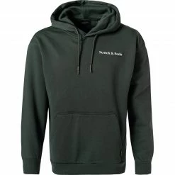 Scotch & Soda Hoodie 163941/0555 Hoodie. Baumwolle, Dunkelgrün