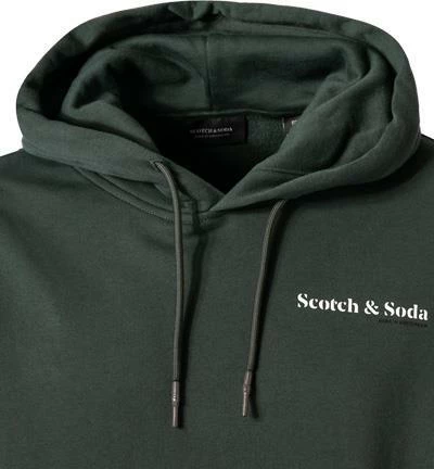 Scotch & Soda Hoodie 163941/0555 Hoodie. Baumwolle, Dunkelgrün 5 Scotch & Soda Hoodie 163941/0555 Hoodie. Baumwolle, Dunkelgrün – Bild 3