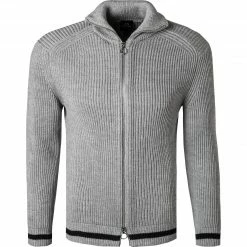 ARMANI EXCHANGE Cardigan 6KZE2Y/ZM1GZ/3907 Baumwolle-Wolle, Hellgrau meliert, Grau