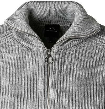 ARMANI EXCHANGE Cardigan 6KZE2Y/ZM1GZ/3907 Baumwolle-Wolle, Hellgrau meliert, Grau 5 ARMANI EXCHANGE Cardigan 6KZE2Y/ZM1GZ/3907 Baumwolle-Wolle, Hellgrau meliert, Grau – Bild 3