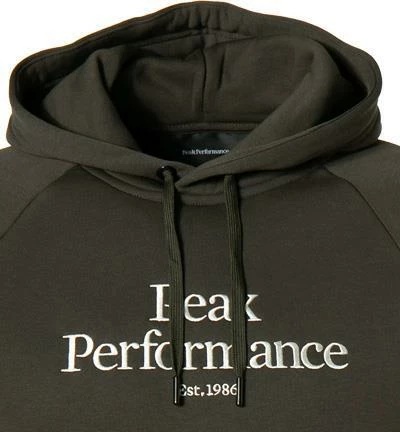 Peak Performance Hoodie G75874/070 Baumwolle, Olivgrün, Olive 5 Peak Performance Hoodie G75874/070 Baumwolle, Olivgrün, Olive – Bild 3