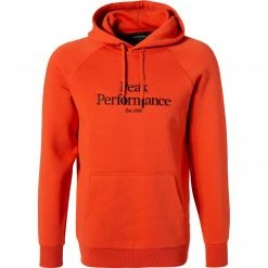 Peak Performance Hoodie G75874/090 Baumwolle, Orange