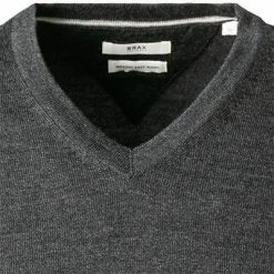 Brax Pullover 25-1204/VICO 701 121 00/07 Merinowolle atmungsaktiv, Zementgrau meliert, Zementgrau -striangebote 375616 norm2