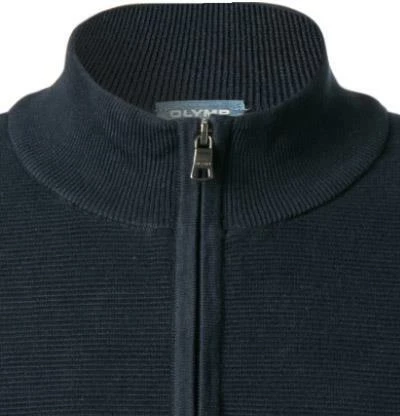 OLYMP Casual Modern Fit Troyer 5302/85/18 Baumwolle, Marineblau, Marine 5 OLYMP Casual Modern Fit Troyer 5302/85/18 Baumwolle, Marineblau, Marine – Bild 3