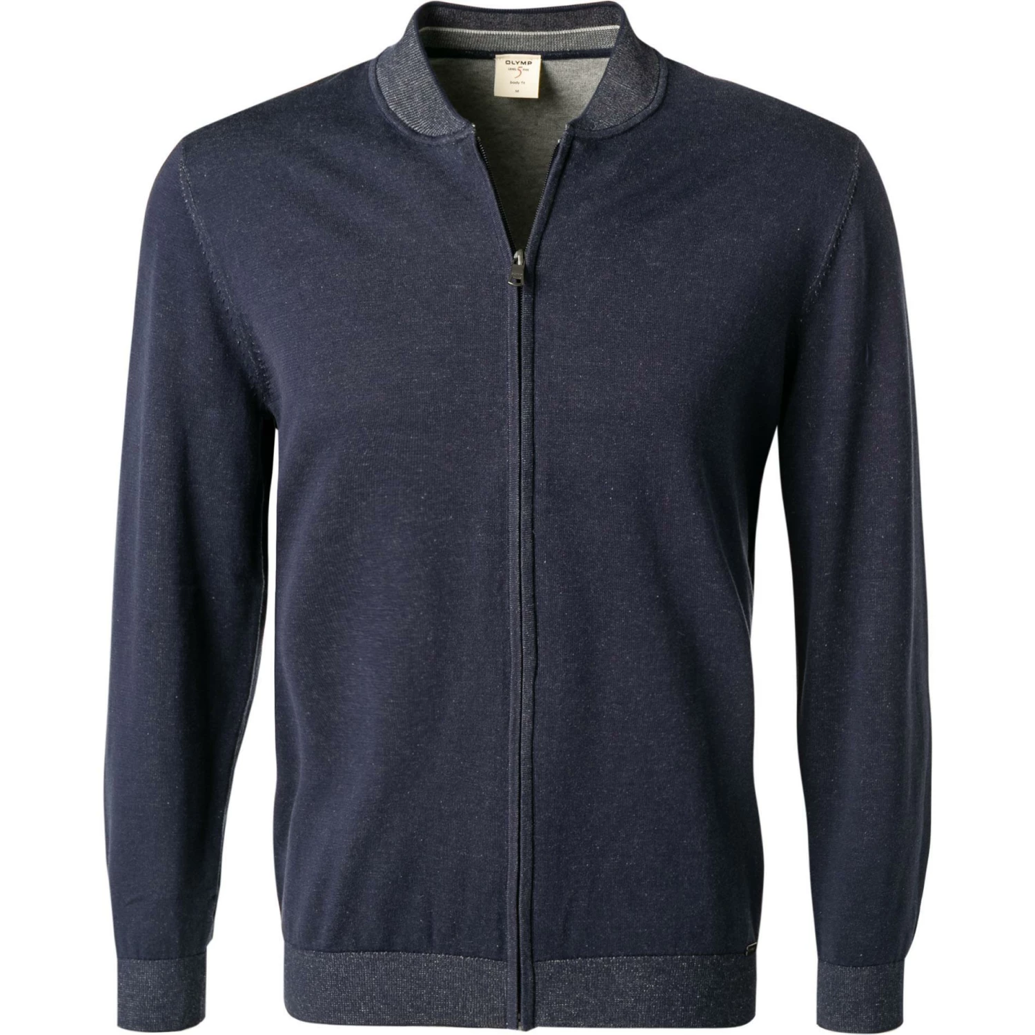 OLYMP Casual Level F. B. F. Strickjacke 5358/86/18 Body Fit, Baumwolle, Marineblau, Marine 3 OLYMP Casual Level F. B. F. Strickjacke 5358/86/18 Body Fit, Baumwolle, Marineblau, Marine