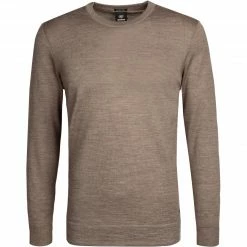 Strellson Pullover Marek 30027986/261 Merinowolle extrafein, Braun meliert, Braun