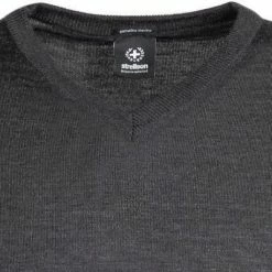 Strellson Pullover Marek 30027991/023 Merinowolle extrafein, Anthrazit meliert, Anthrazit -striangebote 375868 norm2
