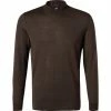 Strellson Pullover Marek 30027988/251 Stehkragenpullover, Merinowolle extrafein, Dunkelbraun -striangebote 375875 master
