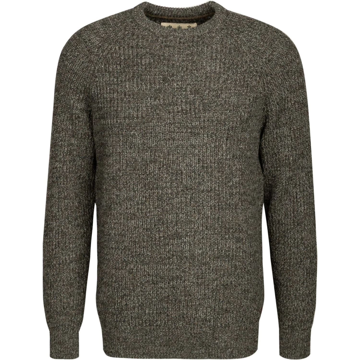 Barbour Pullover Horseford Crew olive MKN1113OL51 Wolle, Olivgrün meliert 3 Barbour Pullover Horseford Crew olive MKN1113OL51 Wolle, Olivgrün meliert