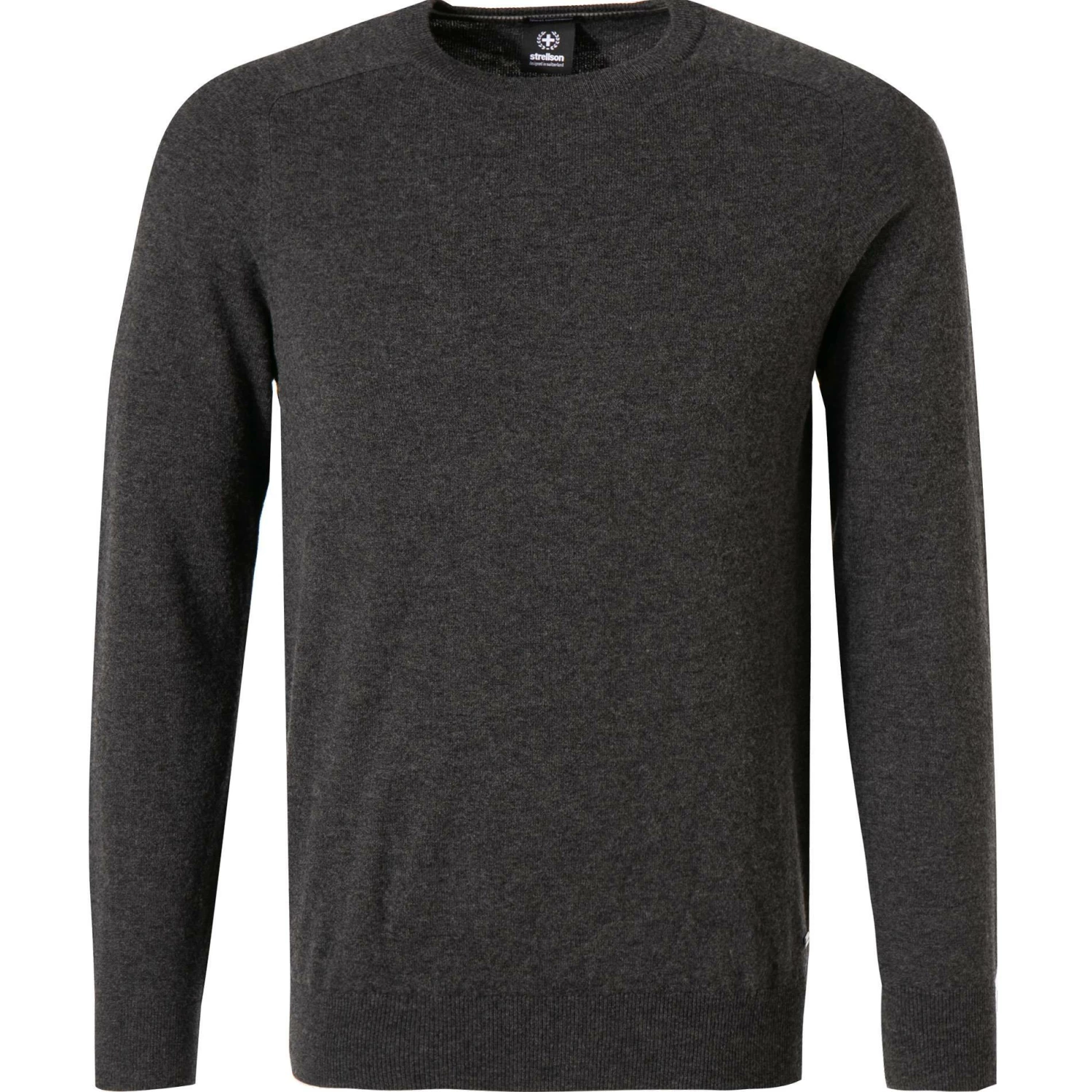 Strellson Pullover Luka 30028008/023 Lammwolle, Anthrazit meliert, Anthrazit 3 Strellson Pullover Luka 30028008/023 Lammwolle, Anthrazit meliert, Anthrazit