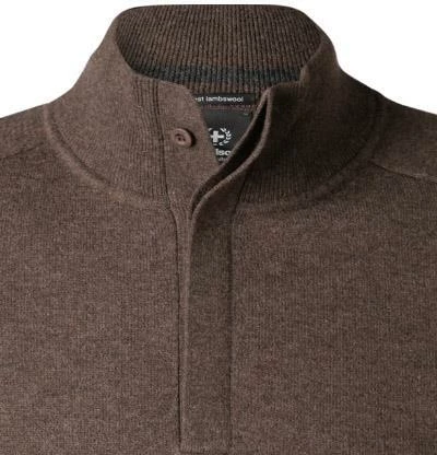 Strellson Pullover Luka 30028009/251 Troyer, Lammwolle, Dunkelbraun meliert, Dunkelbraun 5 Strellson Pullover Luka 30028009/251 Troyer, Lammwolle, Dunkelbraun meliert, Dunkelbraun – Bild 3