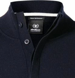 Strellson Pullover Luka 30028009/401 Troyer, Lammwolle, Dunkelblau -striangebote 375930 norm2