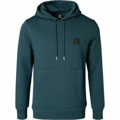 Strellson Sweatshirt Sanford 30022201/443 Hoodie, Baumwolle, Petrol