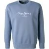 Pepe Jeans Pullover Dylan PM582056/533 Sweatshirt, Regular Fit, Baumwolle, Taubenblau meliert, Rauchblau -striangebote 376000 master