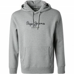 Pepe Jeans Hoodie Dariel PM582044/933 Regular Fit, Baumwolle, Helllgrau meliert, Hellgrau