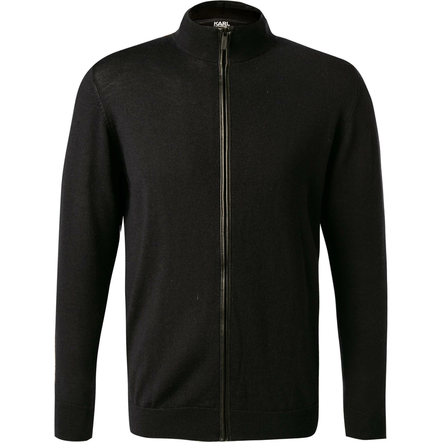 KARL LAGERFELD Sweatjacke 655010/0/512399/690 Cardigan, Merinowolle, Nachtblau 3 KARL LAGERFELD Sweatjacke 655010/0/512399/690 Cardigan, Merinowolle, Nachtblau