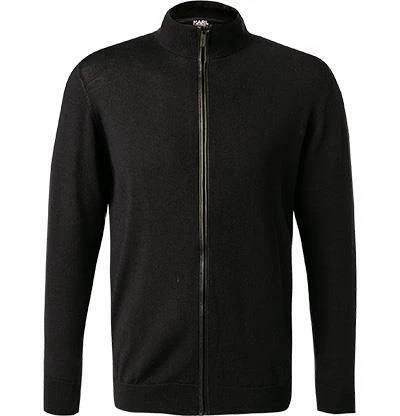 KARL LAGERFELD Sweatjacke 655010/0/512399/690 Cardigan, Merinowolle, Nachtblau 4 KARL LAGERFELD Sweatjacke 655010/0/512399/690 Cardigan, Merinowolle, Nachtblau – Bild 2