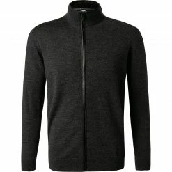 KARL LAGERFELD Sweatjacke 655010/0/512399/971 Cardigan, Merinowolle, Anthrazit