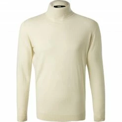 KARL LAGERFELD Pullover 655047/0/512306/80 Rollkragenpullover, Wolle, Champagne