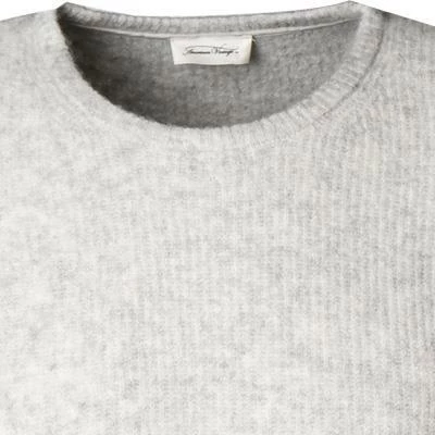 American Vintage Pullover MDAM18C/gris chine Wolle, Hellgrau meliert 5 American Vintage Pullover MDAM18C/gris chine Wolle, Hellgrau meliert – Bild 3