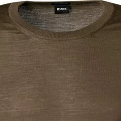 BOSS Pullover Leno-P 50378575/308 Schurwolle, Khaki -striangebote 376182 norm2
