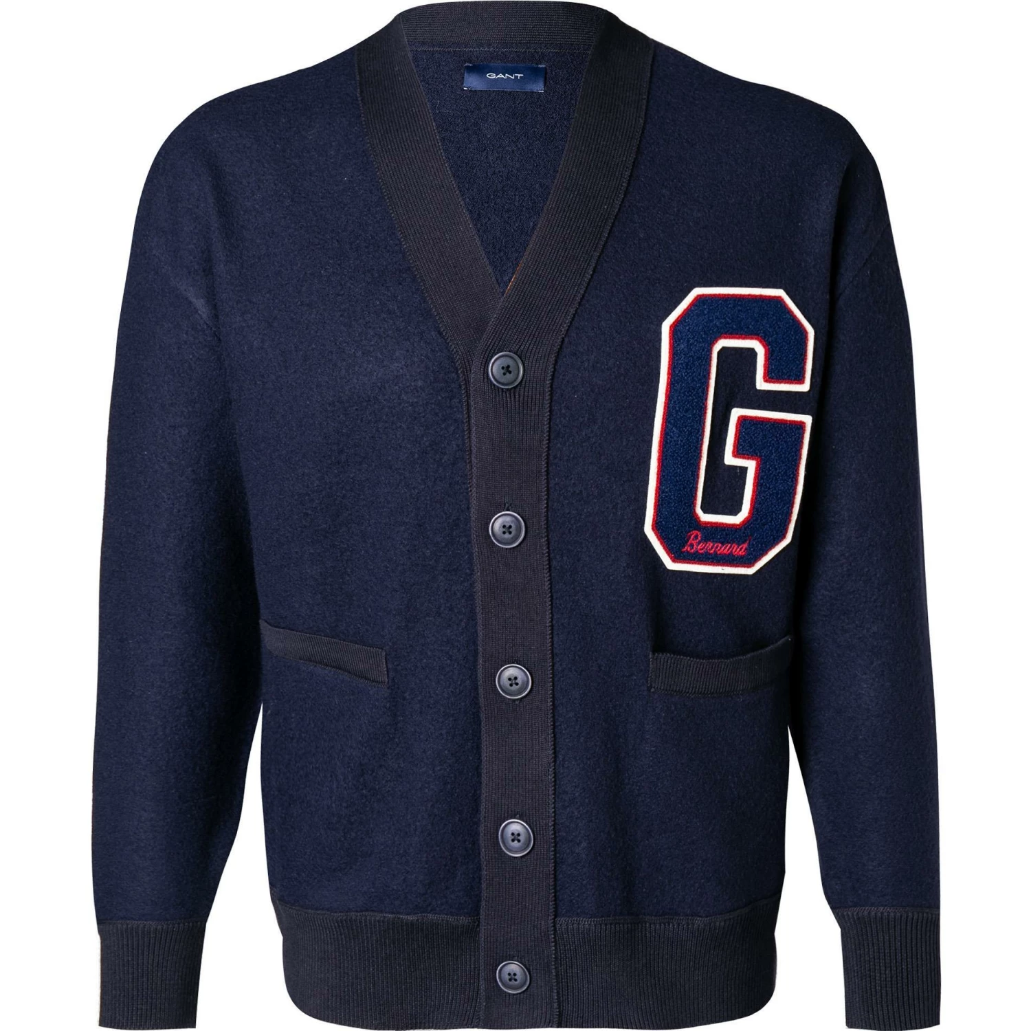 Gant Cardigan 8040099/433 Wolle, Nachtblau 3 Gant Cardigan 8040099/433 Wolle, Nachtblau
