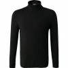 JOOP! Rollkragenpullover Lembert 30028888/001 Baumwolle-Schurwolle, Schwarz