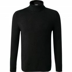 JOOP! Rollkragenpullover Lembert 30028888/001 Baumwolle-Schurwolle, Schwarz